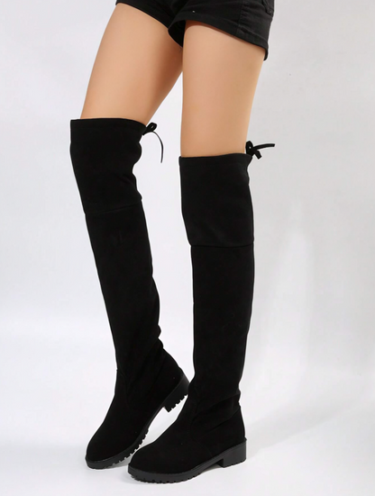 Chic Thigh-High Boots - Comfortable & Versatile